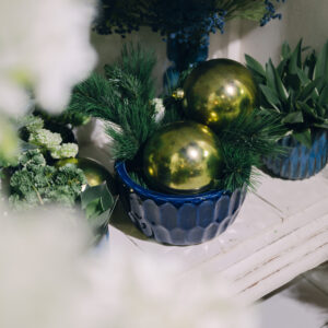 Bola de Navidad Shatterproof - Verde Envejecido
