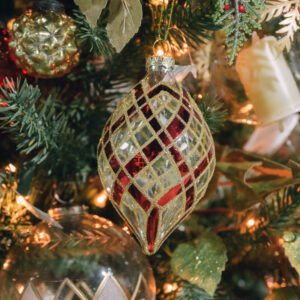 Bola de Navidad de Cristal en Forma de Diamante