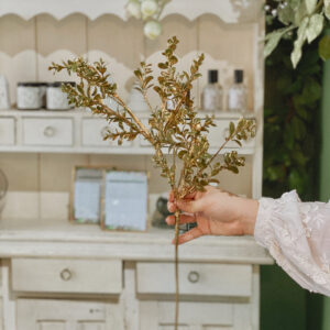 Gilded Boxwood Spray