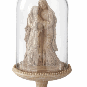 Nacimiento en Campana Woodgrain y Dorado